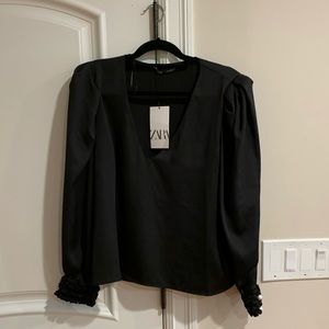 Zara Blazer Top